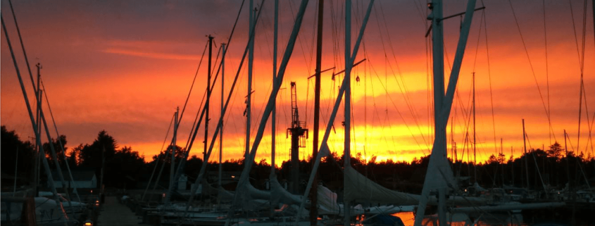 Flot nat over Virksund havn